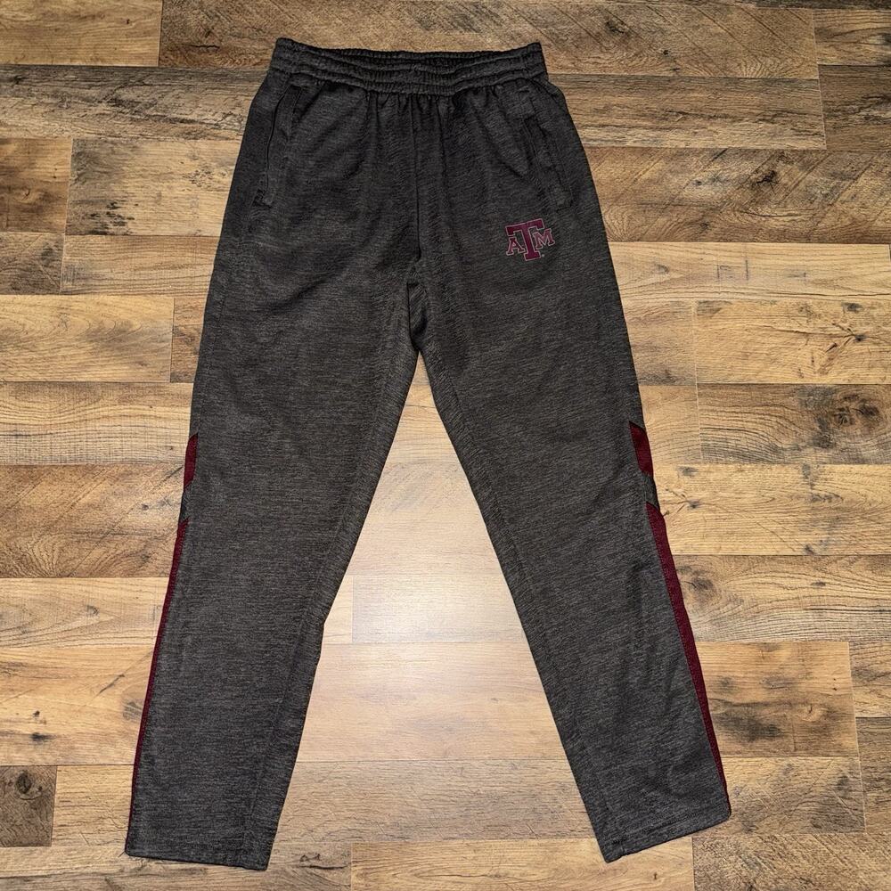 Colosseum Athletics Texas A&M‎ Aggies University Sweatpants Size S Grey Maroon